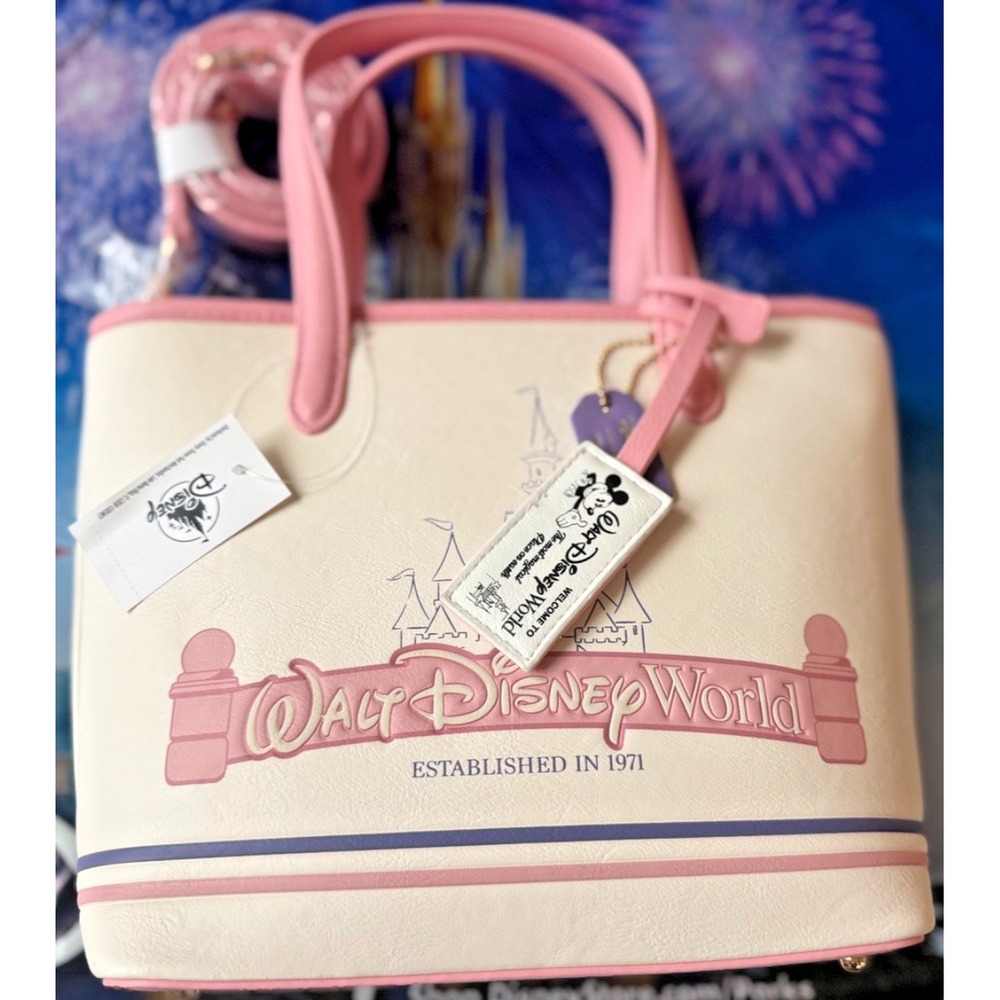 Walt Disney World 2026 Tote Purse Bag Mickey Castle Most Magical Place On Earth